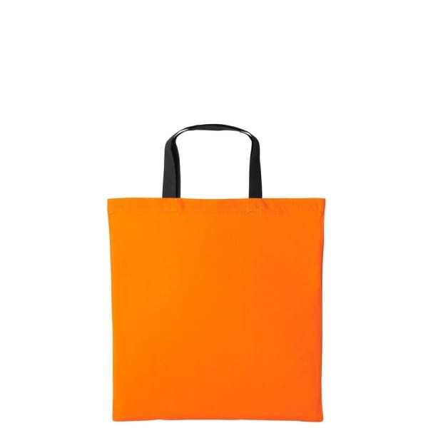 Nutshell Varsity Cotton Shopper Short Handle Tote