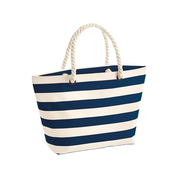 Westford Mill Boardwalk Striped Tote Bag