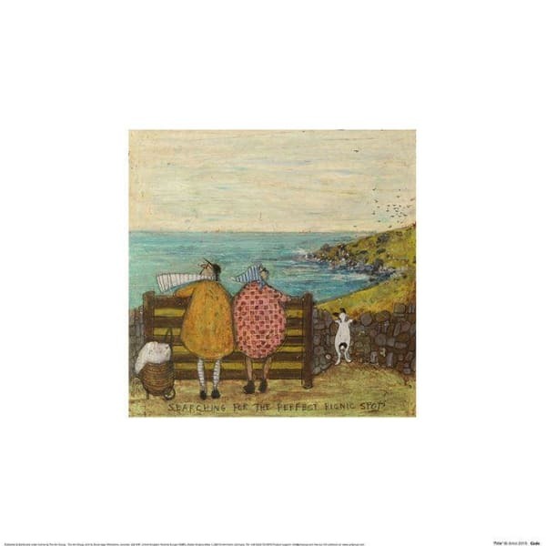 Sam Toft The Perfect Picnic Spot Poster (30 x 30cm)