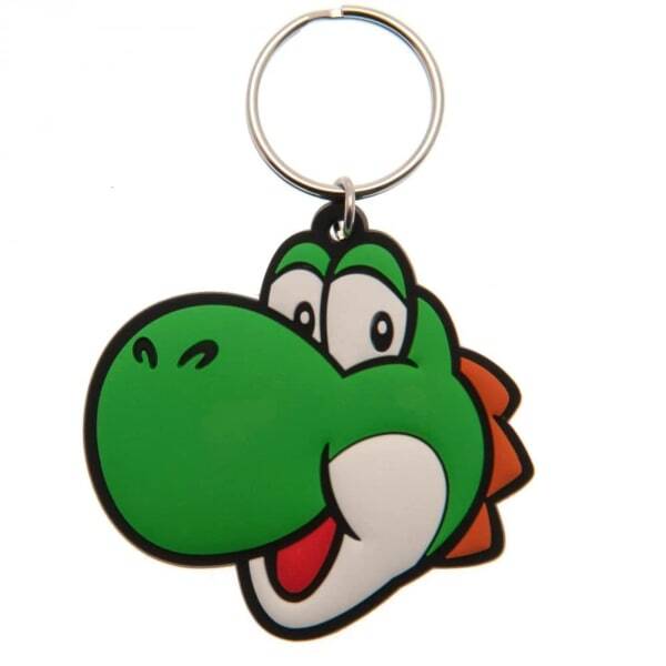 Super Mario Rubber Yoshi Keyring