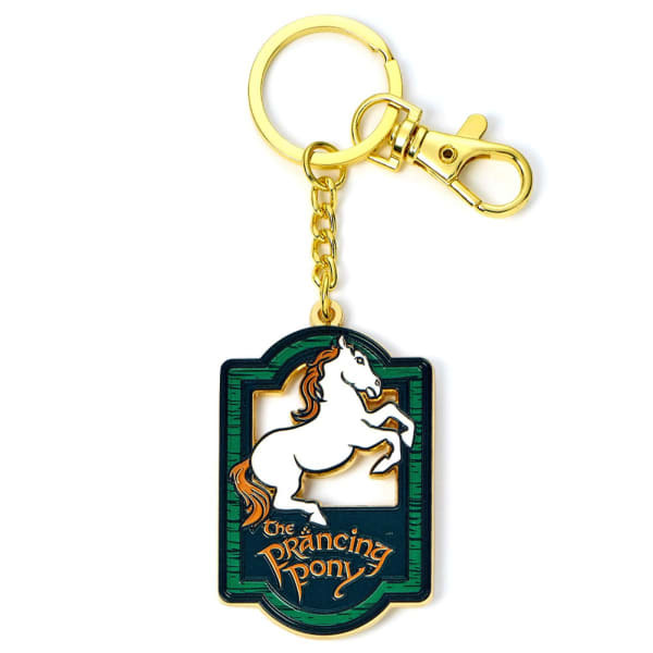 The Lord Of The Rings Prancing Pony Charm Keyring