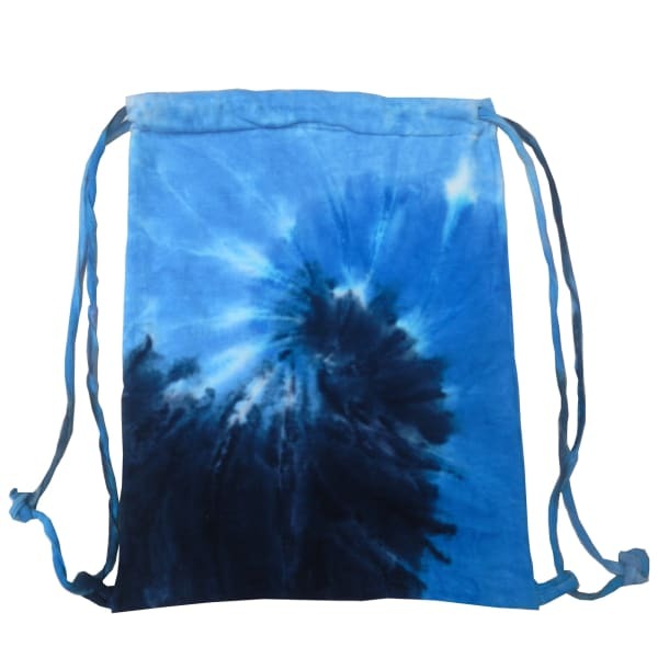 Colortone Tie Dye Sports Drawstring Tote Bag (Pack Of 2)