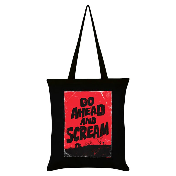 Grindstore Go Ahead And Scream Horror Tote Bag (42cm x 38cm)