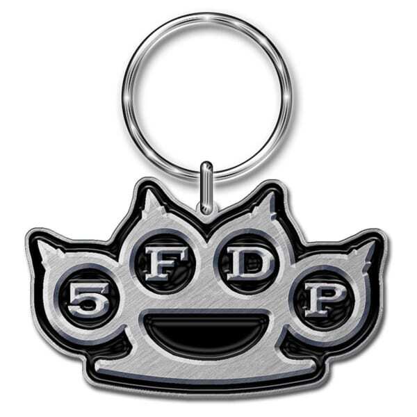 Five Finger Death Punch Infill Logo Enamel Keyring