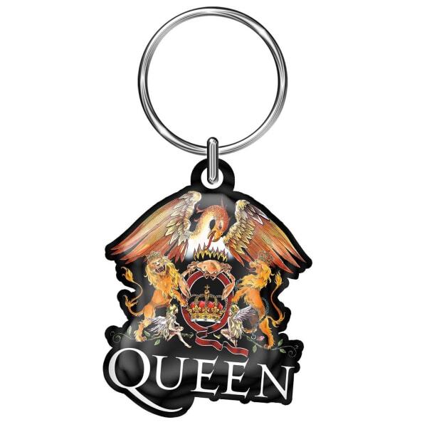 Queen Crest Die Cast Keyring