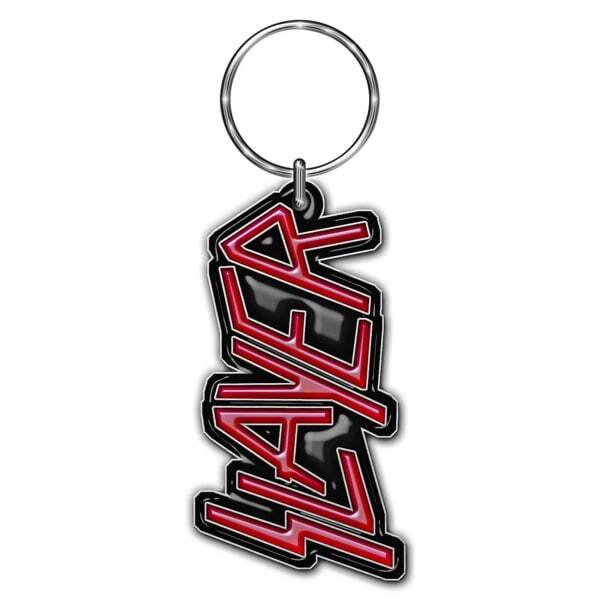 Slayer Die Cut Logo Keyring