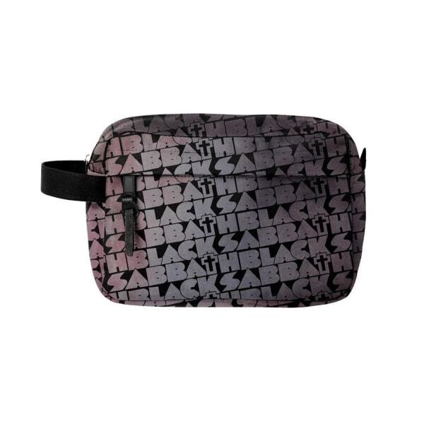 RockSax Distressed Cross Black Sabbath Wash Bag