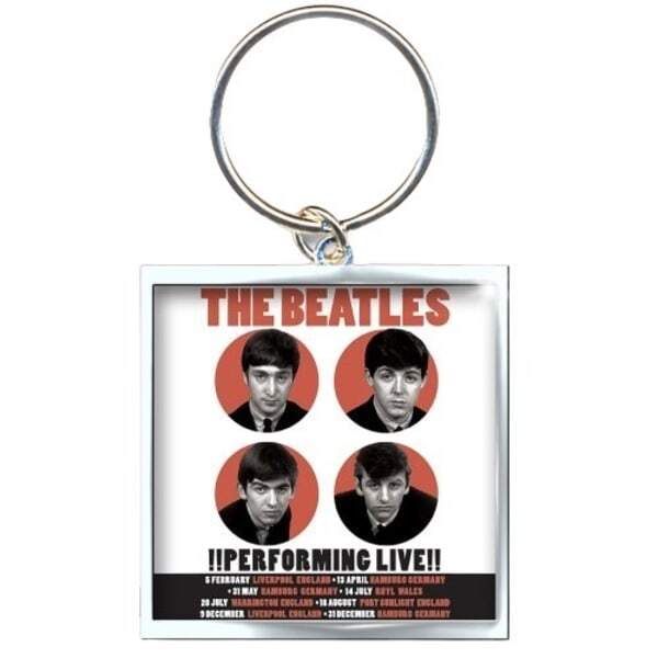 The Beatles 1962 Performing Live Photo Print Keyring