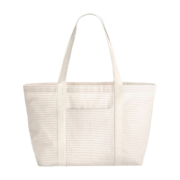 Westford Mill Striped Organic Cotton Shopper