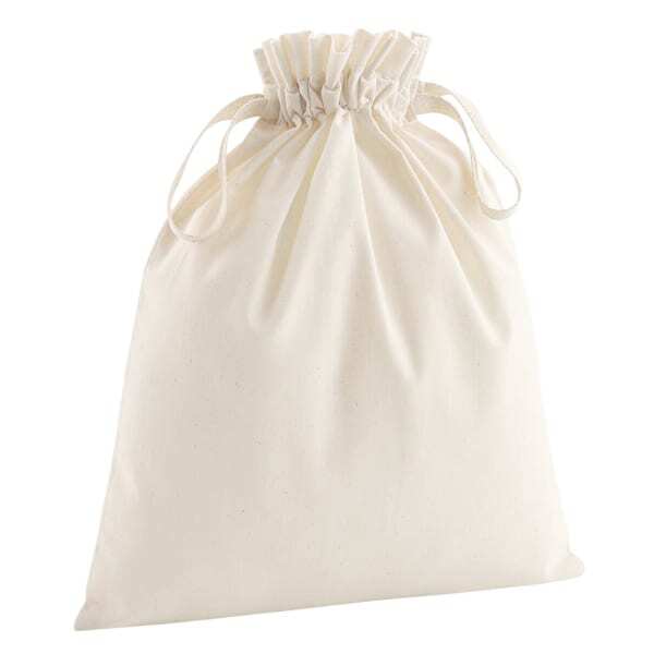 Westford Mill Organic Cotton Drawstring Bag (S)