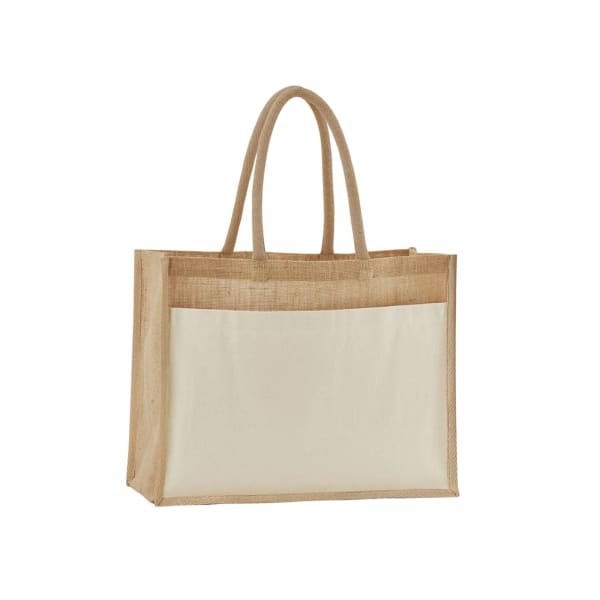 Westford Mill Starched Jute Tote Bag