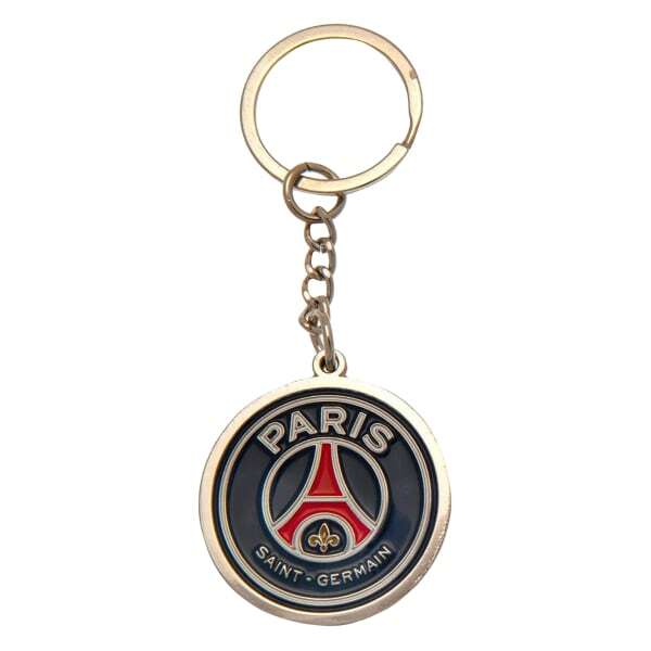 Paris Saint Germain FC Crest Keyring