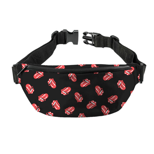 RockSax Tongue All Over Print The Rolling Stones Waist Bag