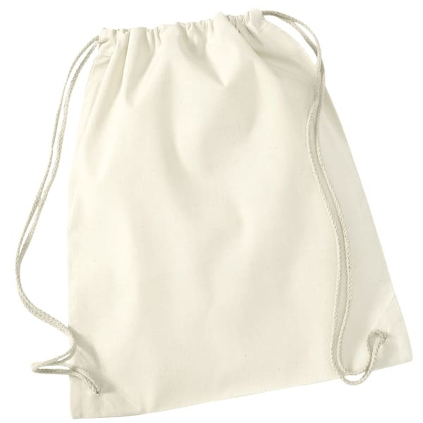 Westford Mill Recycled Cotton Drawstring Bag