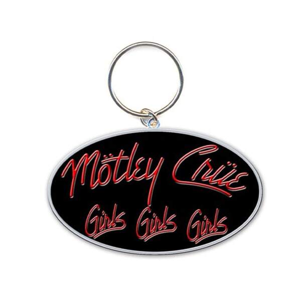 Motley Crue Girls Girls Girls Enamel Keyring