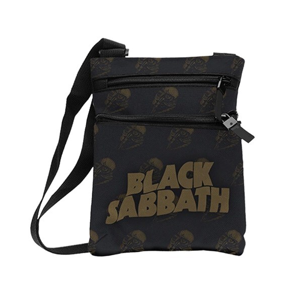 RockSax Never Say Die Repeated Black Sabbath Crossbody Bag