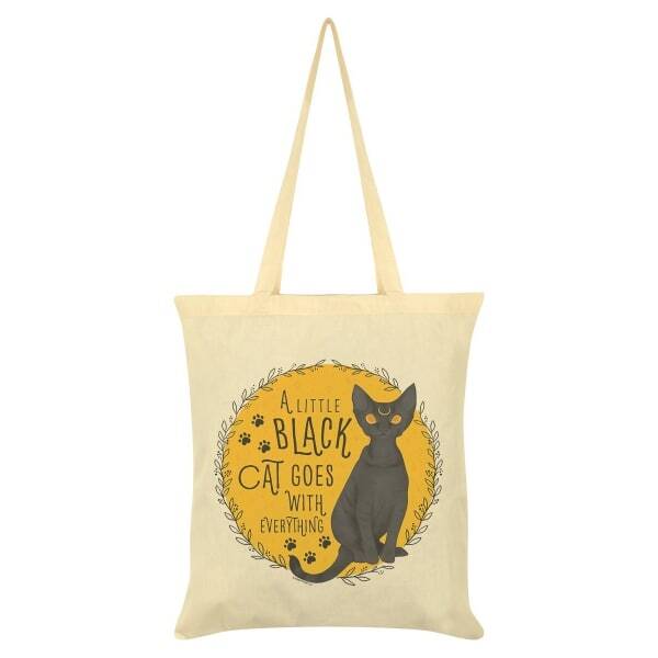 Grindstore A Little Black Cat Goes With Everything Tote Bag