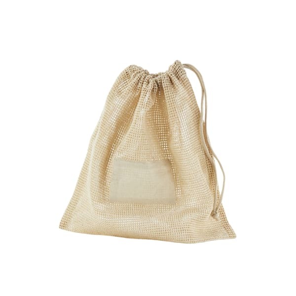 Westford Mill Organic Cotton Drawstring Bag (L)