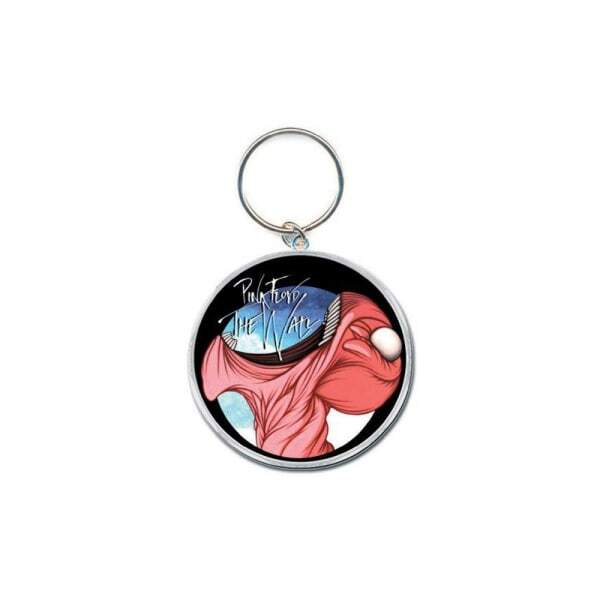 Pink Floyd The Wall Eat Head Infill Logo Enamel Keyring