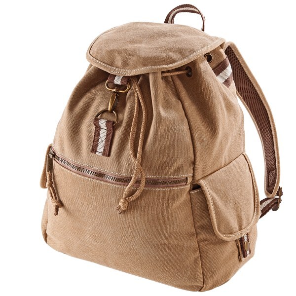 Quadra Vintage Canvas Backpack - 18 Litres