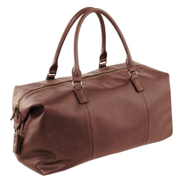 Quadra NuHude Faux Leather Weekender Holdall Bag