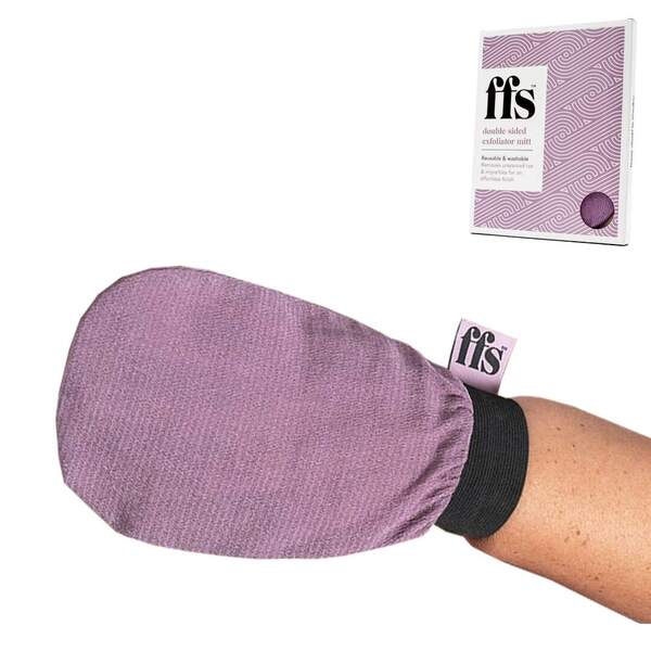 FFS Beauty Double Sided Exfoliating Mitt