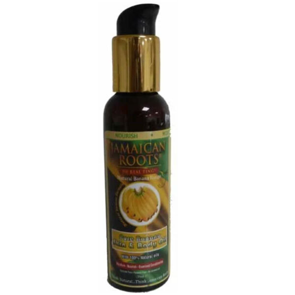 Jamaican Roots Pure Banana Skin And Body Oil