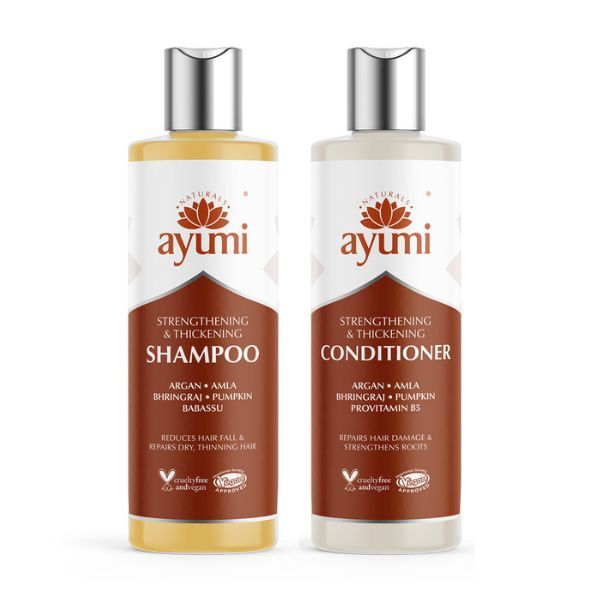 Ayumi Naturals Argan & Sandalwood Shampoo & Conditioner Duo