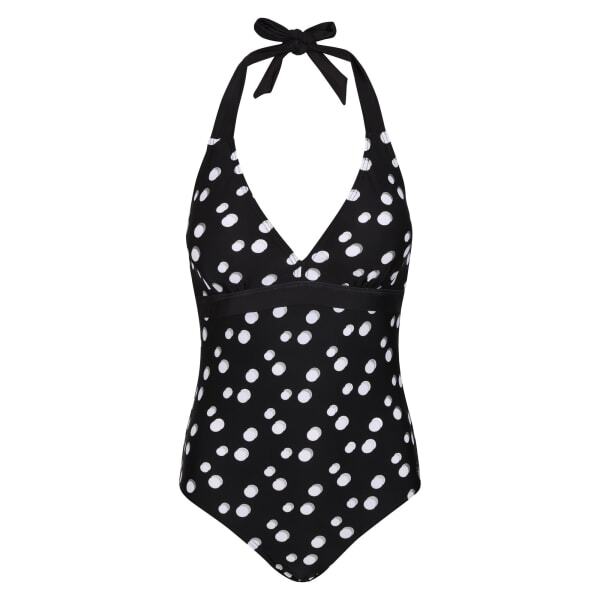 Regatta Womens Flavia Polka Dot One Piece Swimsuit (8)