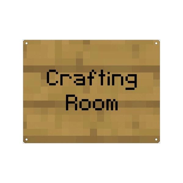 Grindstore Crafting Room Plaque