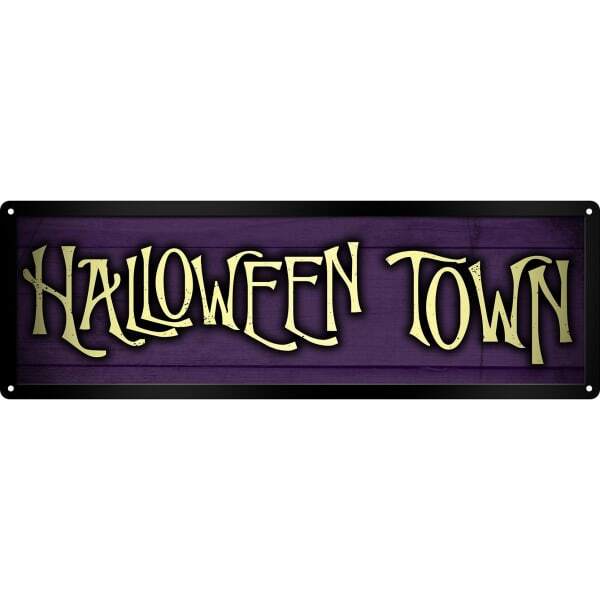 Grindstore Halloween Town Slim Tin Sign