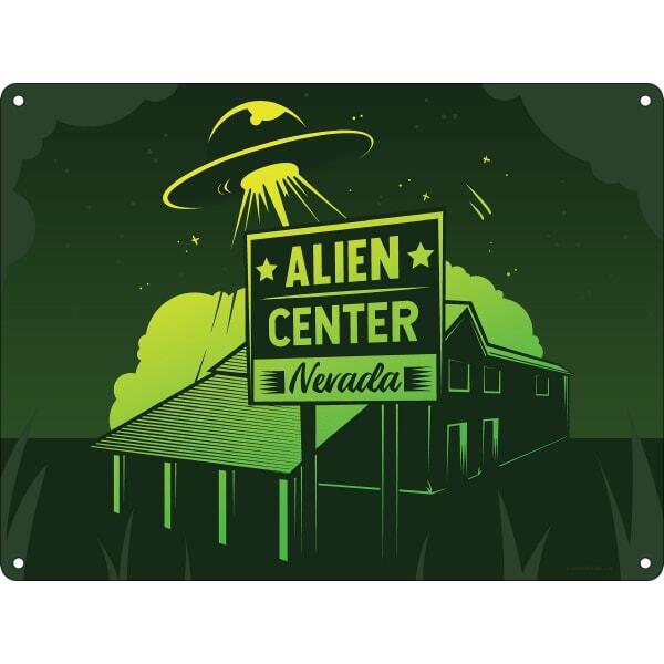 Grindstore Alien Center Plaque