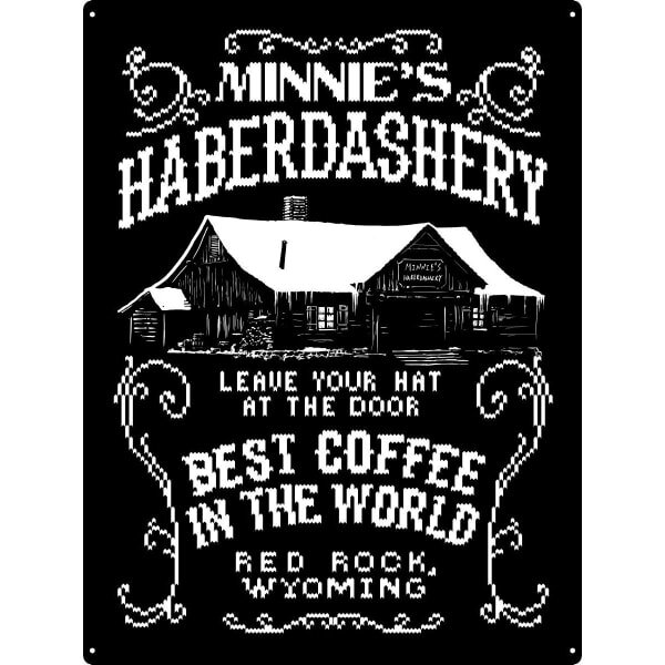 Grindstore Minnies Haberdashery Plaque