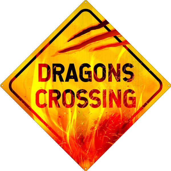 Grindstore Dragons Crossing Plaque