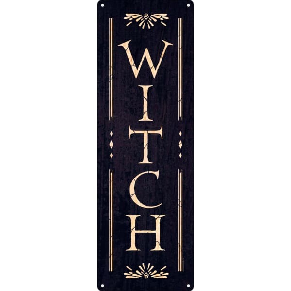 Grindstore Witch Tin Slim Plaque