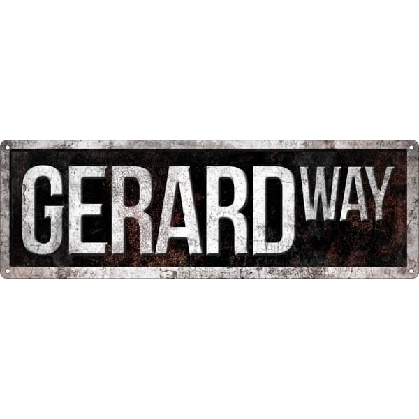 Grindstore Gerard Way Slim Tin Sign