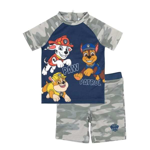 Paw Patrol Boys Camo Two-Piece Swimsuit (4-5 Years)