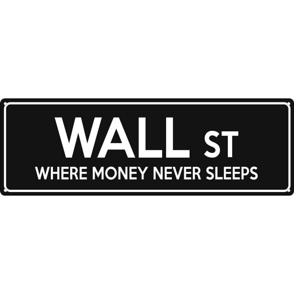 Grindstore Wall St Slim Tin Sign