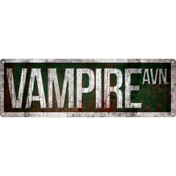 Grindstore Vampire Avenue Plaque