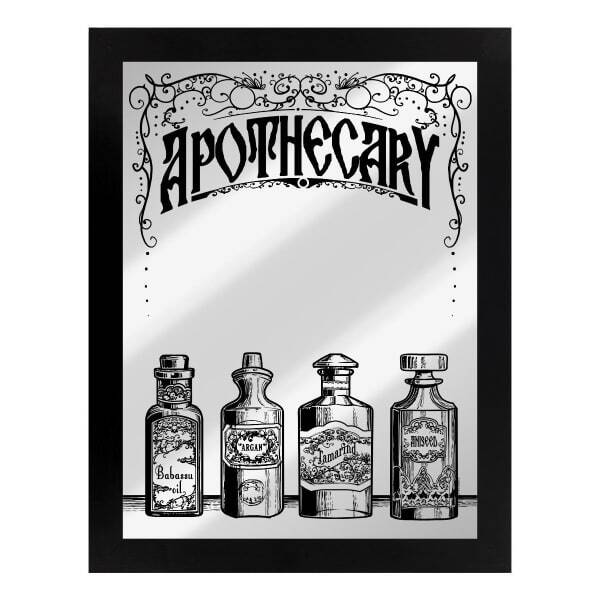 Grindstore Apothecary Mirrored Plaque