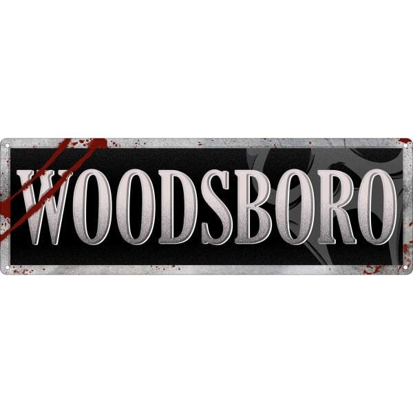 Grindstore Woodsboro Slim Tin Sign