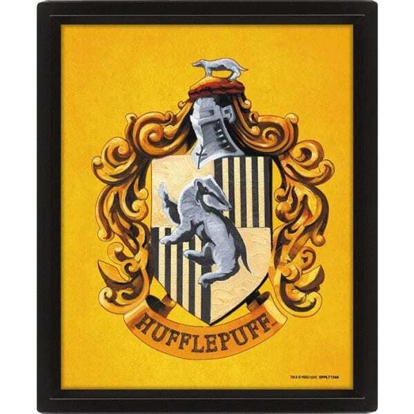 Harry Potter Hufflepuff 3D & Lenticular Poster (10in x 8in)