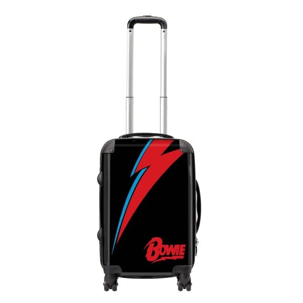 RockSax Lightening David Bowie Hardshell 4 Wheeled Cabin Bag