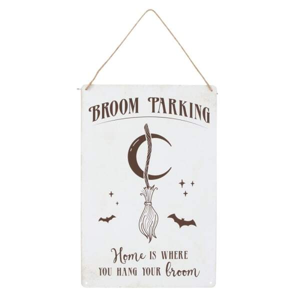 Something Different Broom Parking Metal Door Sign