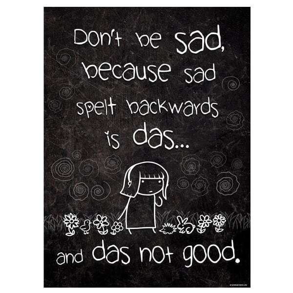 Grindstore Don`t Be Sad Mini Poster