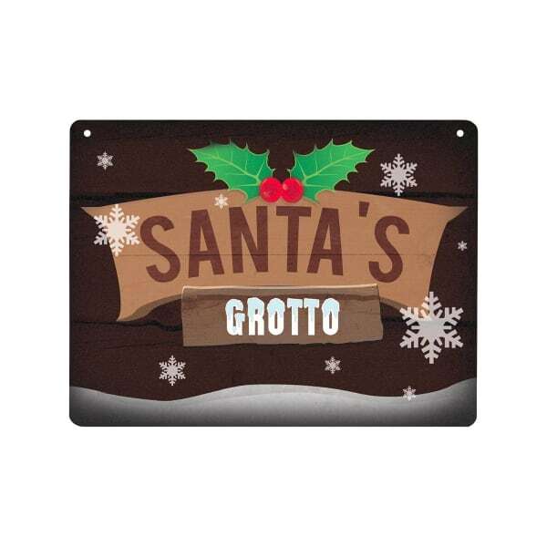 Grindstore Santas Grotto Mini Plaque