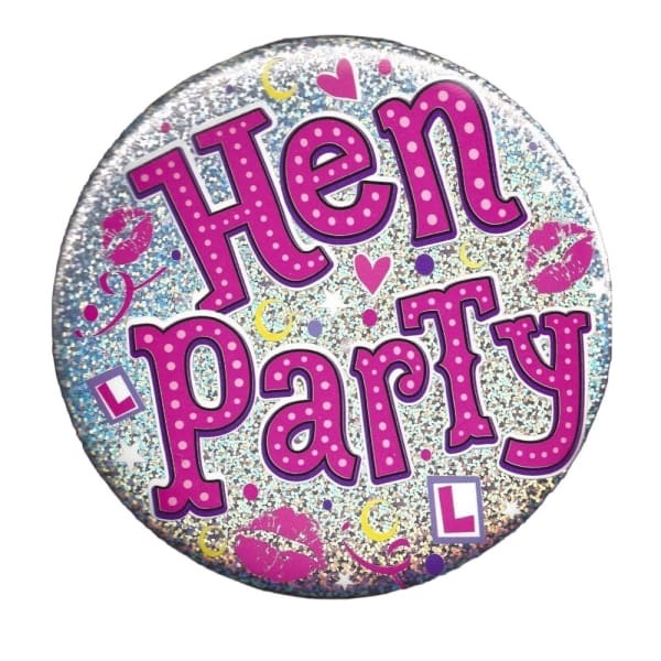 Holographic Hen Night Badge