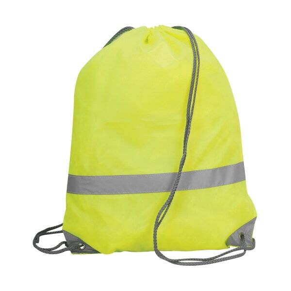 Shugon Stafford Drawstring Hi-Vis Tote Bag (13L) (Pack Of 2)