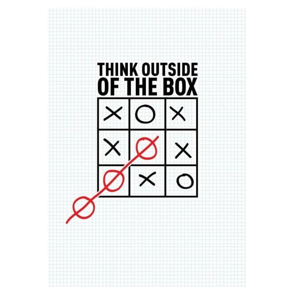 Grindstore Think Outside The Box Mini Poster