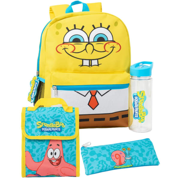 SpongeBob SquarePants Logo Backpack Set